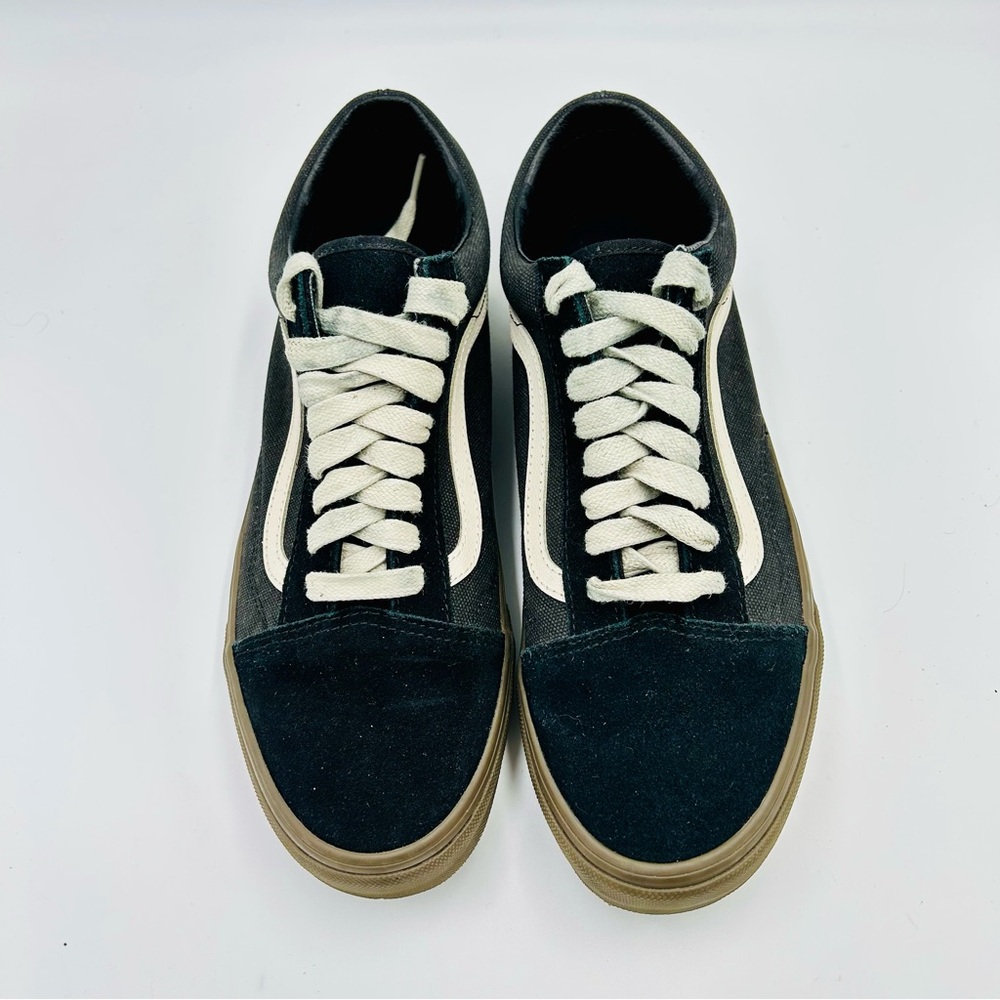 Vans shoes Old Skool sneakers classic low top gray and black men size 10.5 - Picture 8 of 10